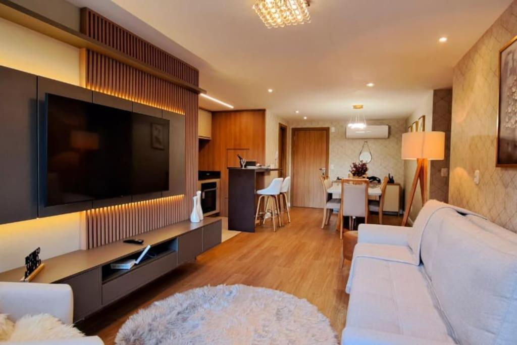Luxuoso Apartamento Em Gramado - 2 Suites Esterno foto